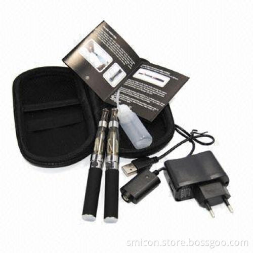 CE4 E-cigarette Kit with 4 Pieces Long Wick, Clear Drip Tips, CE4/HGB Battery, CE, RoHS, FCC Marks